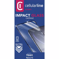 Cellularline Impact Glass Capsule Vetro temperato ultra resistente che protegge da bordo a bordo senza alterare luminosità e sensibilità del display. - Vista aggiuntiva 3