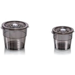 Magic Vac ACO1005 recipiente per cibo Rotondo Grigio, Trasparente