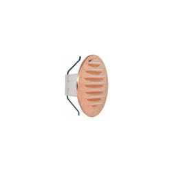 Vecam-co - Griglia Tonda Ø80/125 In Rame Con Molle - Articolo: 9699-806-500