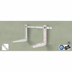 Vecamco VB16, Staffa di supporto del condizionatore d'aria, Bianco, 110 kg, Acciaio galvanizzato, 1 pz, 800 mm