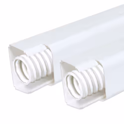 Vecamco 9810-001-08, Canale decorativo del condizionatore d'aria, Bianco, Cloruro di polivinile (PVC), 35 mm, 30 mm