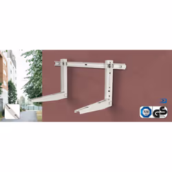 Vecamco VB15, Staffa di supporto del condizionatore d'aria, Bianco, 150 kg, Acciaio galvanizzato, 1 pz, 800 mm