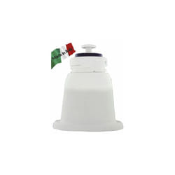 Vecamco - kit 4 supporto pavimento 100 regolabile bianco antivibranti per installazione condizionatore climatizzatore