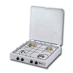 CFParker 542 piano cottura Bianco Superficie piana Gas 4 Fornello(i)