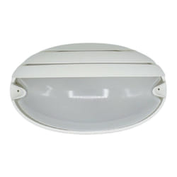 Performance In Lighting - Plafoniera Prisma chip ovale con attacco E27 bianca IP55 005706