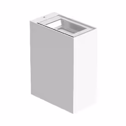 Applique Performance Lighting ORION V B: Potenza 11W Luce calda 3000K Led integrato Colore Bianco / Goffrato Grado di protezi ...