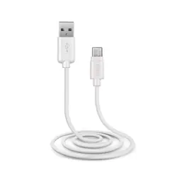 Cavo Ricarica e Dati Con Connettori USB 2.0 e MIRCO USB Lunghezza 1 Metro Bianco