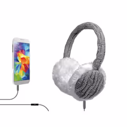 SBS TTHEADPHONEWOOLG cuffia e auricolare Cablato A Padiglione Musica e Chiamate Grigio, Bianco
