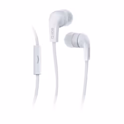SBS Auricolari filo stereo in-ear Flat Studio Mix 30, Cablato, 20 - 20000 Hz, Musica e Chiamate, Auricolare, Bianco