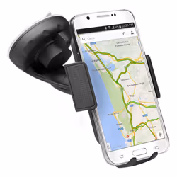 SBS Supporto auto per telefono con fissaggio a ventosa, Telefono cellulare/smartphone, Supporto passivo, Auto, Nero