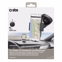 SBS Supporto auto per telefono con fissaggio a ventosa