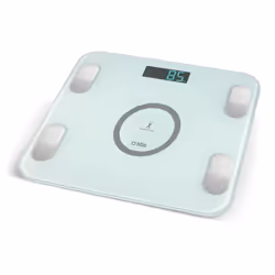 SBS Bilancia digitale Wireless, Bilancia pesapersone elettronica, 150 kg, Bianco, kg, lb, Rettangolo, Wireless