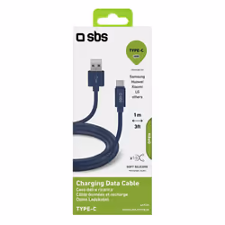 SBS Cavo dati in silicone 1 m - Connettori USB a USB-C - Vista aggiuntiva 4