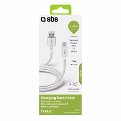 SBS Cavo dati in silicone 1 m - Connettori USB a USB-C - Vista aggiuntiva 5