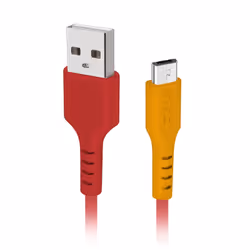 SBS Cavo di ricarica e dati USB – Micro USB, 1 m, USB A, Micro-USB B, USB 2.0, Rosso