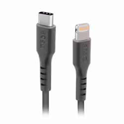 SBS TECABLELIGTC1K, 1 m, Lightning, USB C, Maschio, Maschio, Nero