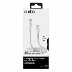 SBS TECABLELIGTC2W cavo Lightning 2 m Bianco - Vista aggiuntiva 4