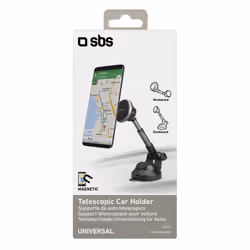 SBS TESUPMAGEXT supporto per personal communication Supporto passivo Telefono cellulare/smartphone Nero, Argento - Vista aggiuntiva 4