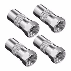 SBS ECSAT4ADATMF, Tipo F, Tipo F, Maschio, Femmina, Argento, 9,5 mm