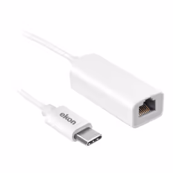 Ekon ECITTYCLANMF, USB tipo-C, RJ-45, Maschio/femmina, Bianco, 27 g, 1 pz