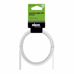 Ekon ECAN200XCUTW cavo coassiale 20 m Bianco