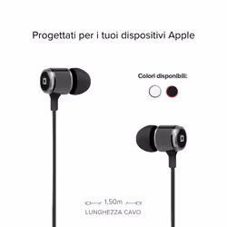 SBS TEINEARLIGHTK cuffia e auricolare Cablato In-ear Musica e Chiamate Nero - Vista aggiuntiva 3