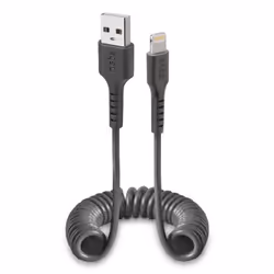 SBS TECABLEUSBIP5S1K, 1 m, Lightning, USB A, Maschio, Maschio, Nero