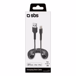 SBS TECABLEUSBIP5S1K cavo Lightning 1 m Nero