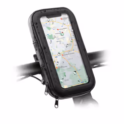 SBS TEERIDEHOLDIMP, Telefono cellulare/smartphone, Supporto passivo, Bicicletta, Scooter, Nero, Trasparente