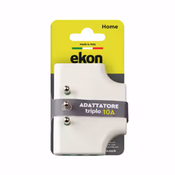 Ekon Adattatore triplo piatto 10A - Vista aggiuntiva 2