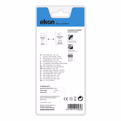 Ekon ECITUSBTC30MMK cavo USB USB 2.0 3 m USB C Nero