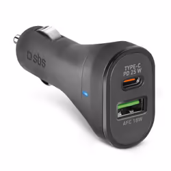 SBS TECRPD25W, Auto, Accendisigari, Nero