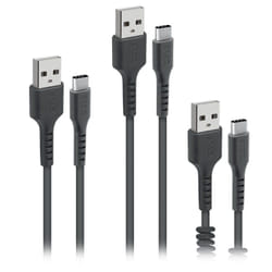 SBS TEKITUSBC3IN1K cavo USB USB 2.0 2 m USB A USB C Nero