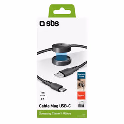 SBS TEMAGUSBCDG cavo USB 2 m USB A USB C Nero