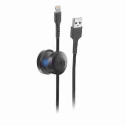 SBS TEMAGLIGDG, 2 m, USB A, USB C/Lightning, Nero