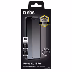 SBS Glass screen protector Full Cover per iPhone 13/13 Pro/iPhone 14