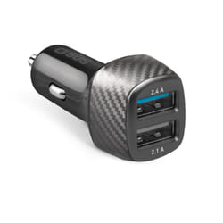 SBS TEHWCR2USB2A Caricabatterie per dispositivi mobili Universale Nero Accendisigari Auto