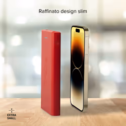 SBS TTBB10000FASTR batteria portatile Polimeri di litio (LiPo) 10000 mAh Rosso - Vista aggiuntiva 8