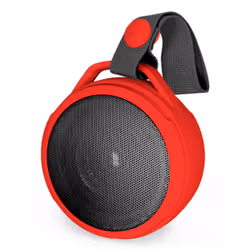 SBS TEJZSPEAKWIZ3WR, 3 W, Wireless, 10 m, Nero, Rosso, Rotondo, Antipolvere, Resistente agli spruzzi
