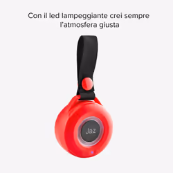 SBS TEJZSPEAKWIZ3WR altoparlante portatile e per feste Nero, Rosso 3 W