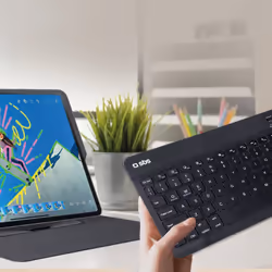 SBS TABOOKUNIKEYBOARDV tastiera per dispositivo mobile QWERTY Inglese USB tipo-C Nero - Vista aggiuntiva 4