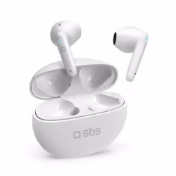 SBS Twin Pure Drops, True Wireless Stereo (TWS), Musica e Chiamate, 20 - 20000 Hz, Auricolare, Bianco