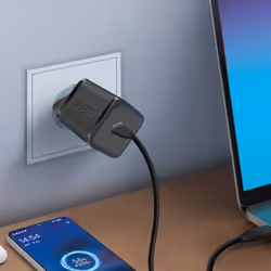 SBS TETRGAN1C30W Caricabatterie per dispositivi mobili Cuffie, Computer portatile, Smartphone, Orologio intelligente, Tablet Nero AC Ricarica rapida Interno