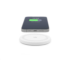 PURO PUFCCSQI10W2WHI Caricabatterie per dispositivi mobili Smartphone, Orologio intelligente Bianco USB Carica wireless Interno