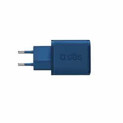 SBS TETRGAN1C20B Caricabatterie per dispositivi mobili Cuffie, Altoparlante portatile, Smartphone, Orologio intelligente, Tablet Blu AC Ricarica rapida Interno - Vista aggiuntiva 4