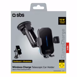 SBS TESUPEXTWIR15W supporto per personal communication Supporto attivo Telefono cellulare/smartphone Nero - Vista aggiuntiva 6