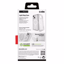 SBS Light Mag custodia per cellulare 6.1" Cover Trasparente - Vista aggiuntiva 4