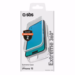 SBS Extreme 360° custodia per cellulare 15,5 cm (6.1") Cover Trasparente - Vista aggiuntiva 2