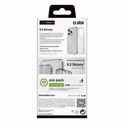 SBS TESKINIP1561PT custodia per cellulare 6.1" Cover Trasparente - Vista aggiuntiva 4