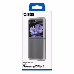 SBS TECOVSAZFLIP5T custodia per cellulare 17 cm (6.7") Cover Trasparente